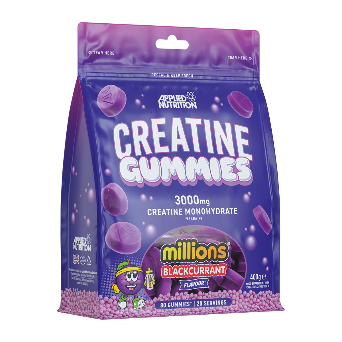 Applied Nutrition Creatine Gummies 3000mg 80 Gummies
