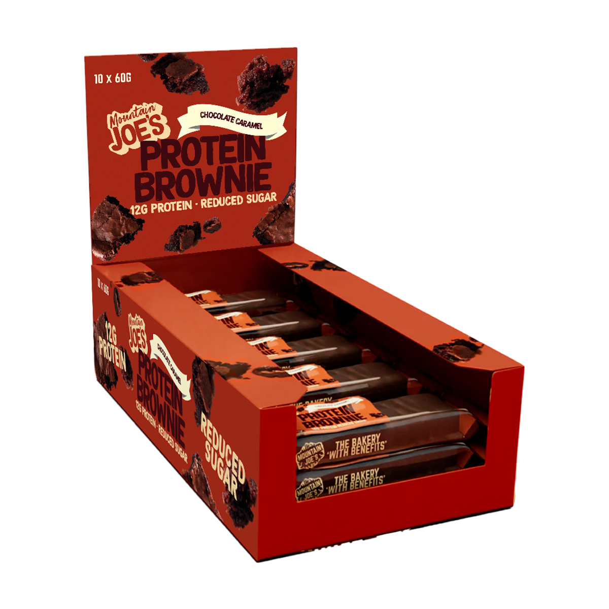 Mountain Joes Protein Brownie 10x60g