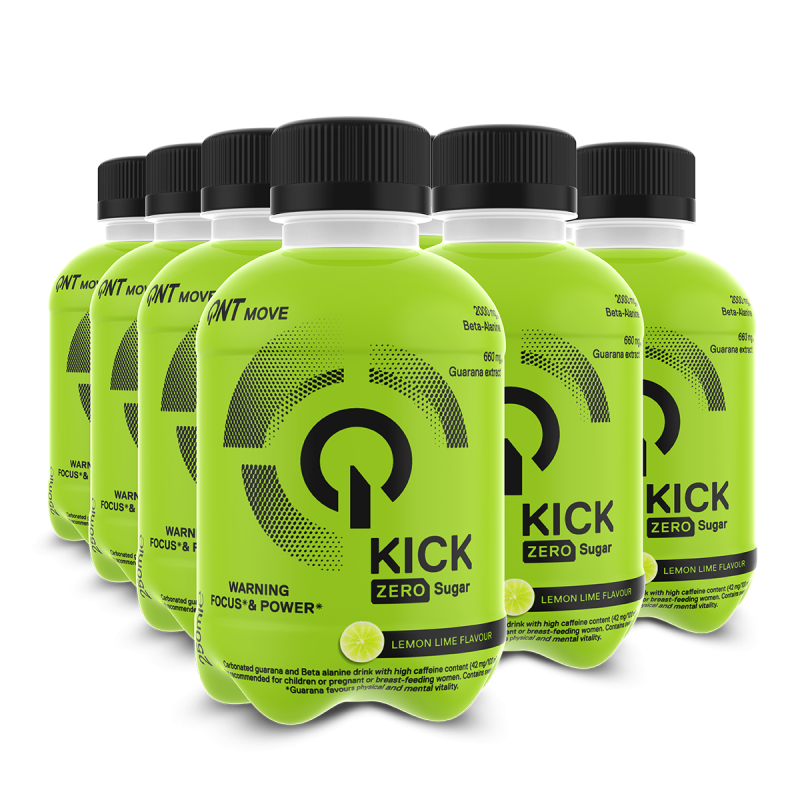 QNT Kick Pre-Workout Drink 12x250ml