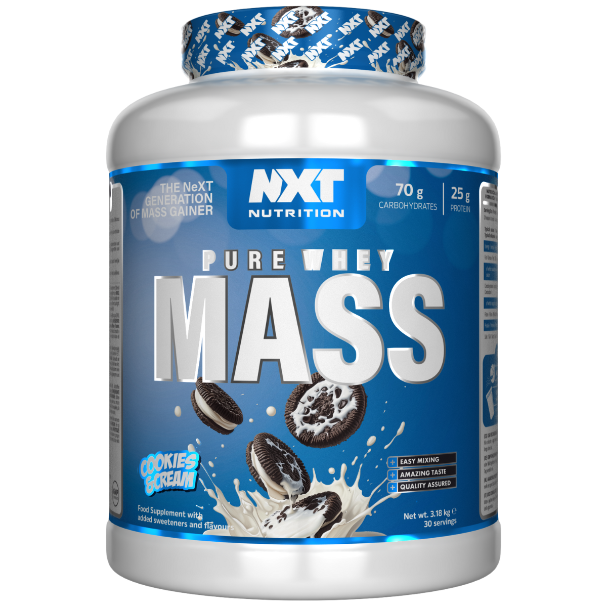 NXT Nutrition Pure Whey Mass 3.18Kg