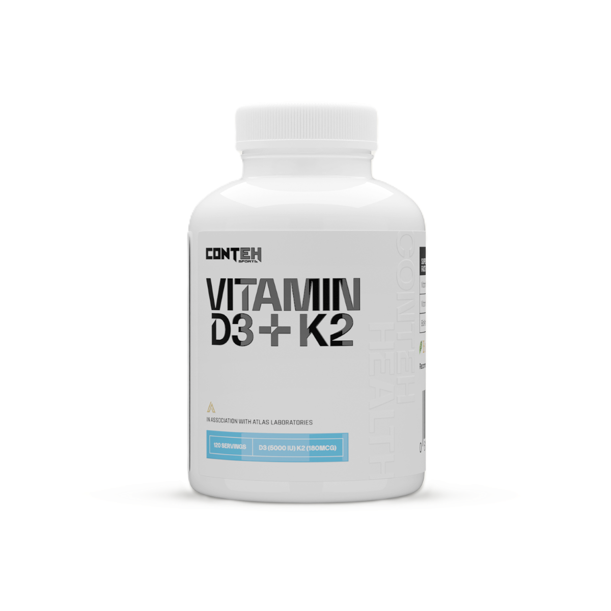 Conteh Sports Vitamin D3 & K2 120 Caps