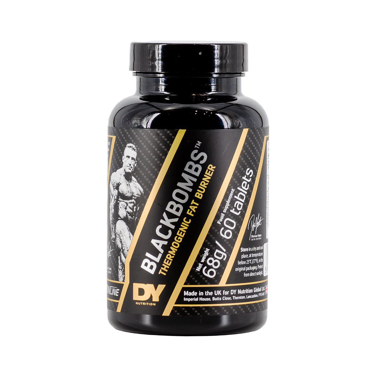 DY Nutrition Black Bombs 68g 60 Capsules