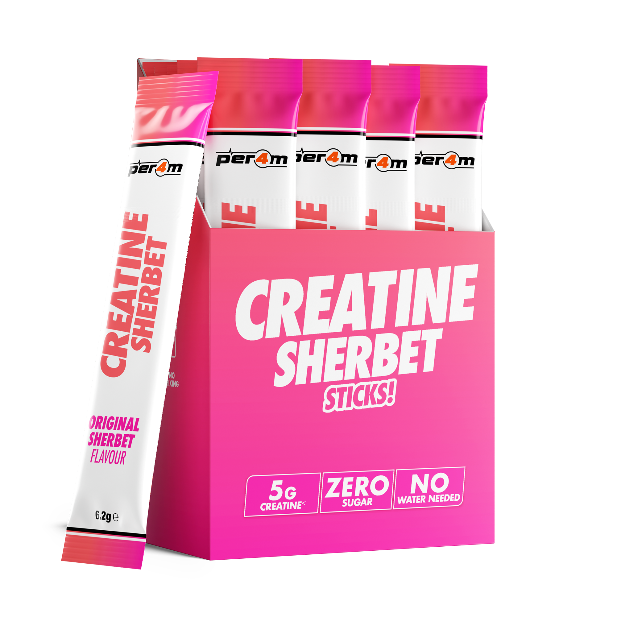 Per4m Creatine Sherbet Sticks 20x6.1g